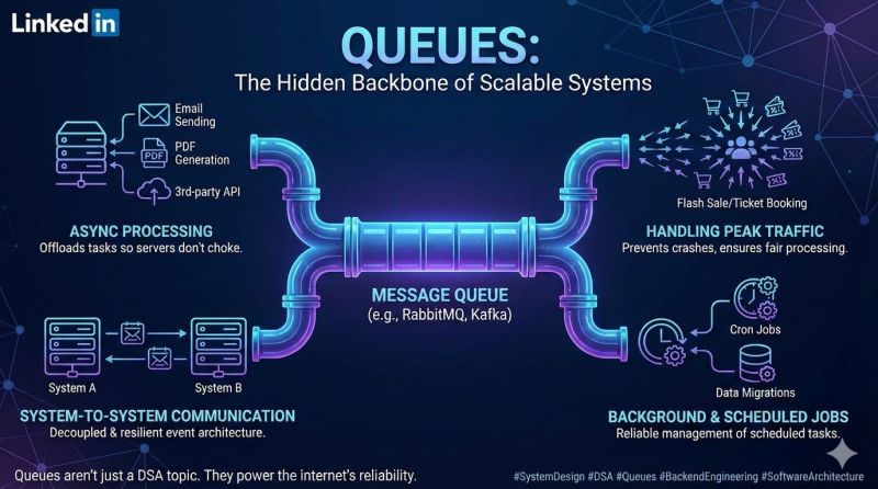 Queues: The Hidden Backbone of Every Scalable System