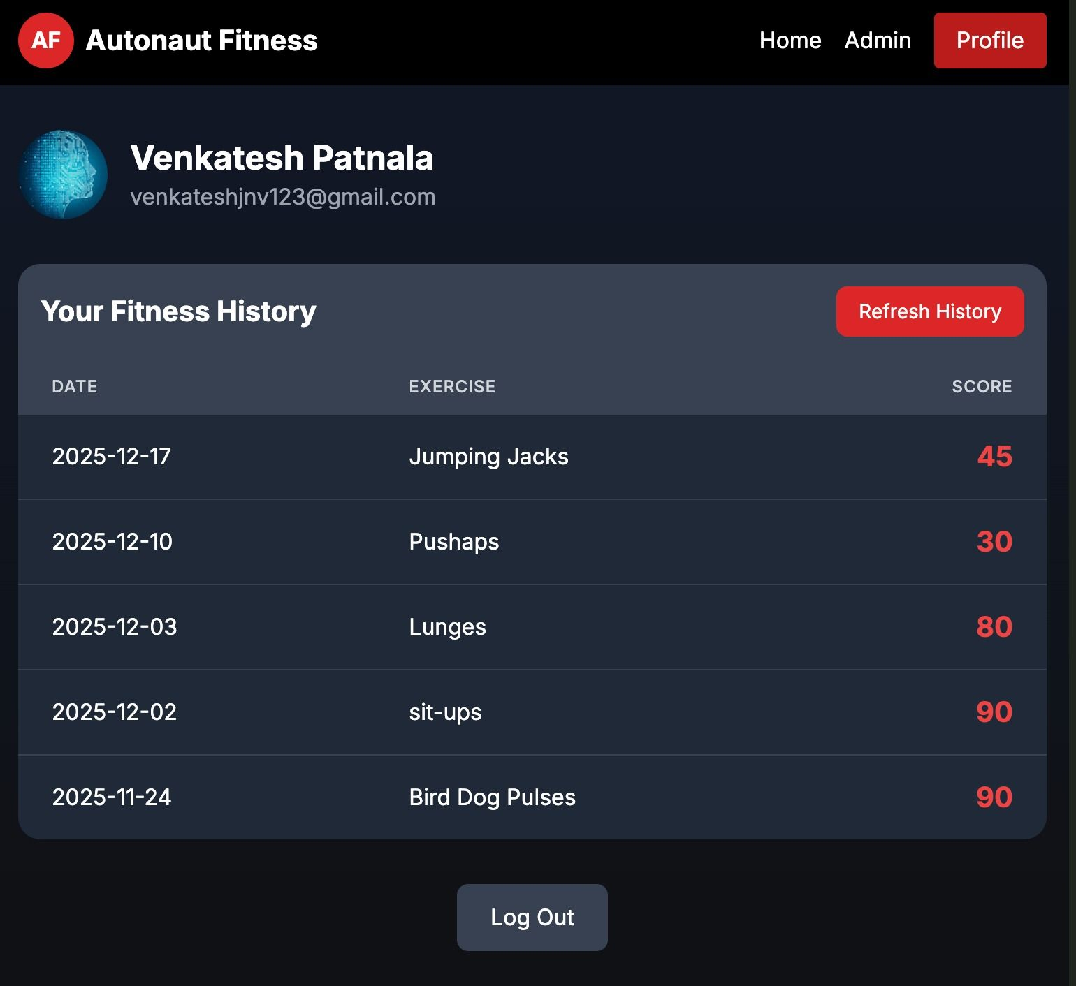 Real-time Leaderboard Demo